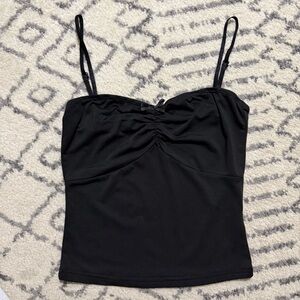 Tik Tok shop Black Bow top